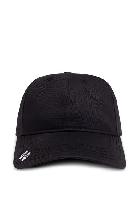 Cappello da baseball con ricamo in nero 44 label group - uomo